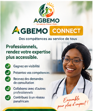 Affiche AGBEMO Connect : rendez votre expertise plus accessible